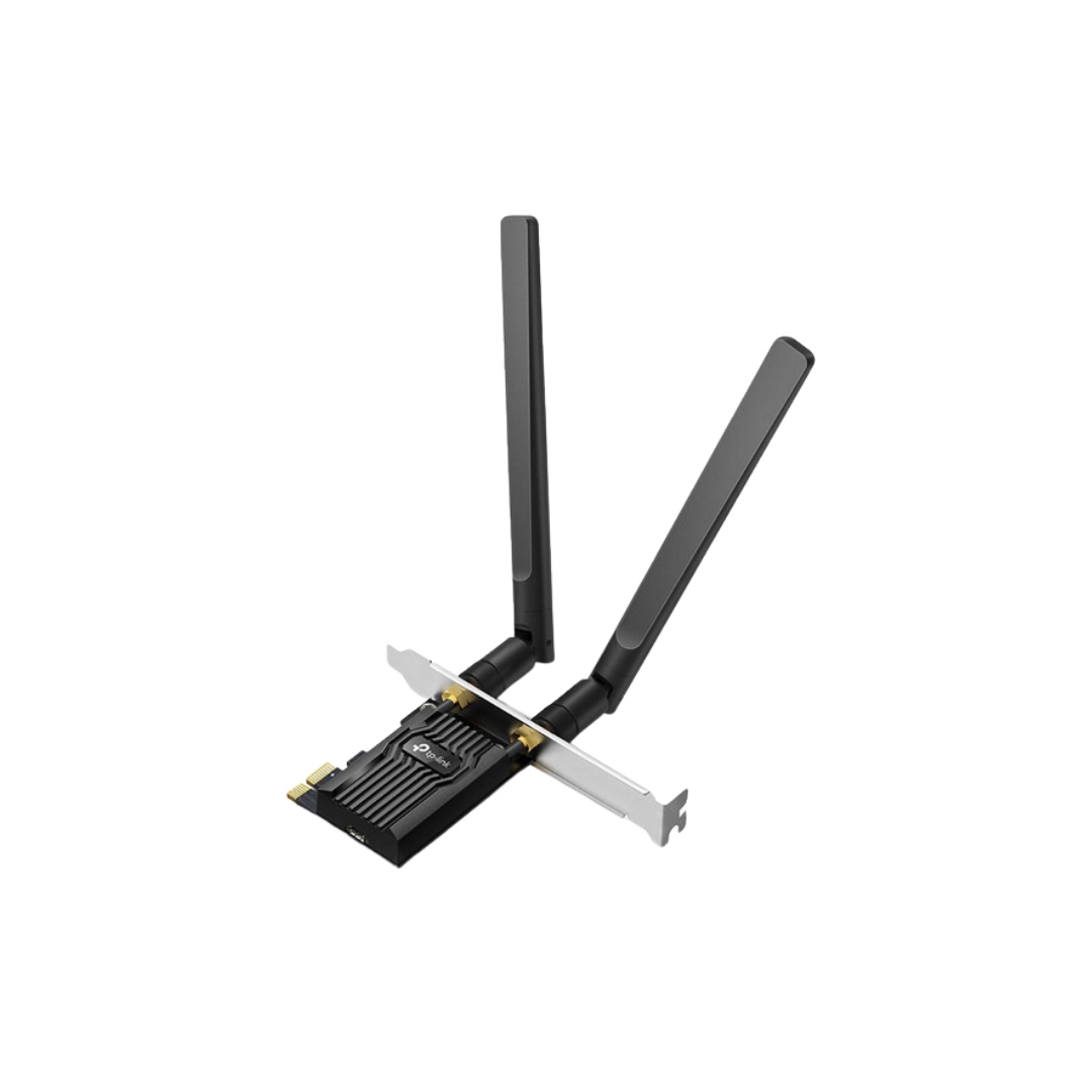 TP-Link Archer TX50E AX3000 Intel WiFi 6 Gigabit Dual Band 2.4GHz 574Mbps + 5GHz 2402Mbps Bluetooth 5.0 PCIe Internet Wireless Receiver Adapter