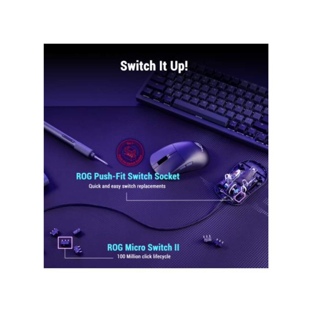 Asus ROG Harpe Mini Core Wired Gaming Mouse Black P524