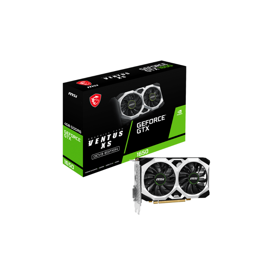 MSI GTX 1650 D6 VENTUS XS OCV3 Graphics Card 912-V812-003