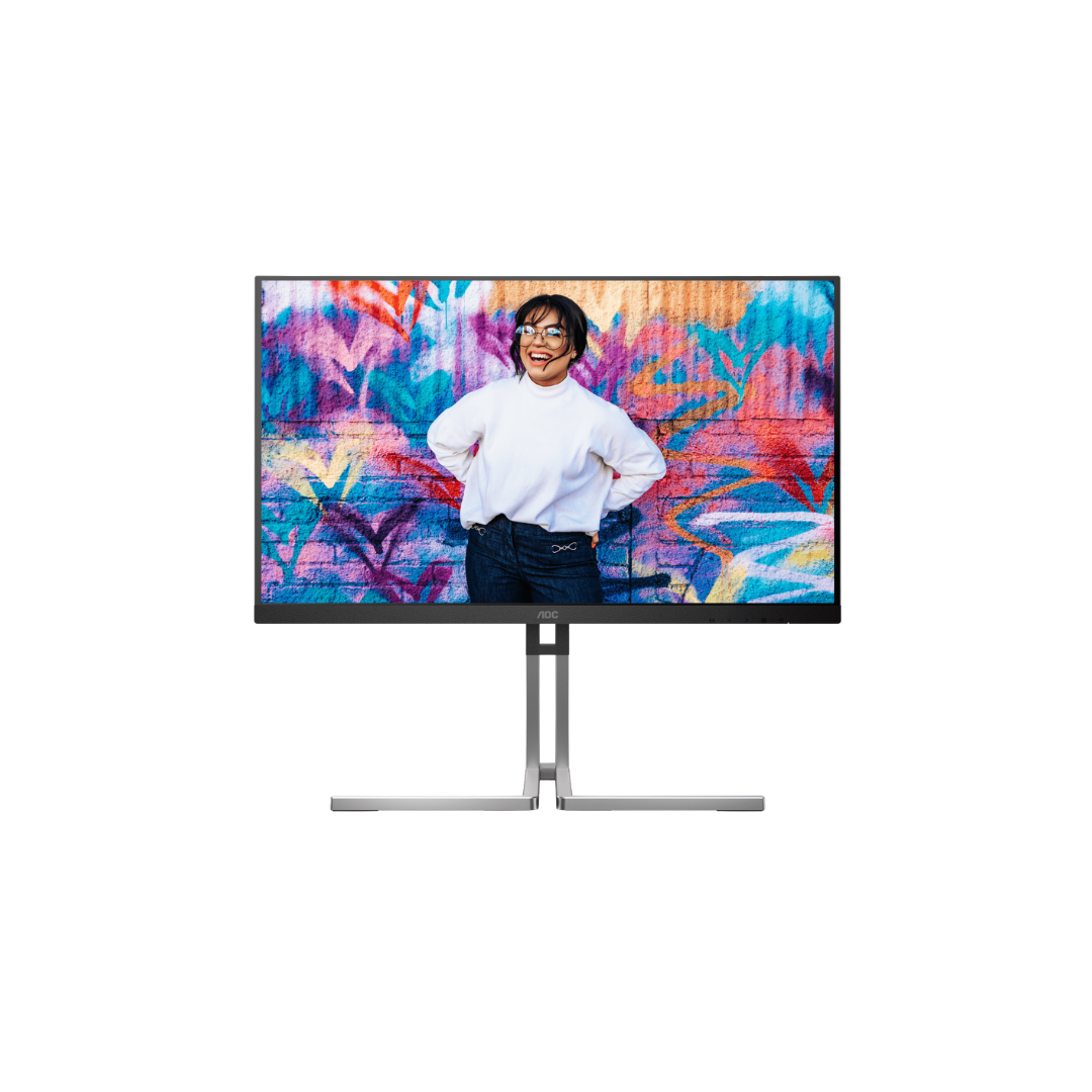 AOC Graphic Pro Q27U3CV 27" IPS QHD (2560x1440) 75Hz 4ms GtG QD 3-Sided Frameless Adaptive Sync Monitor