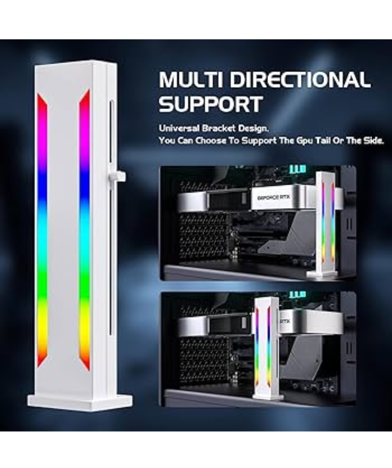 ARGB GPU Card Holder GL-01 WHITE