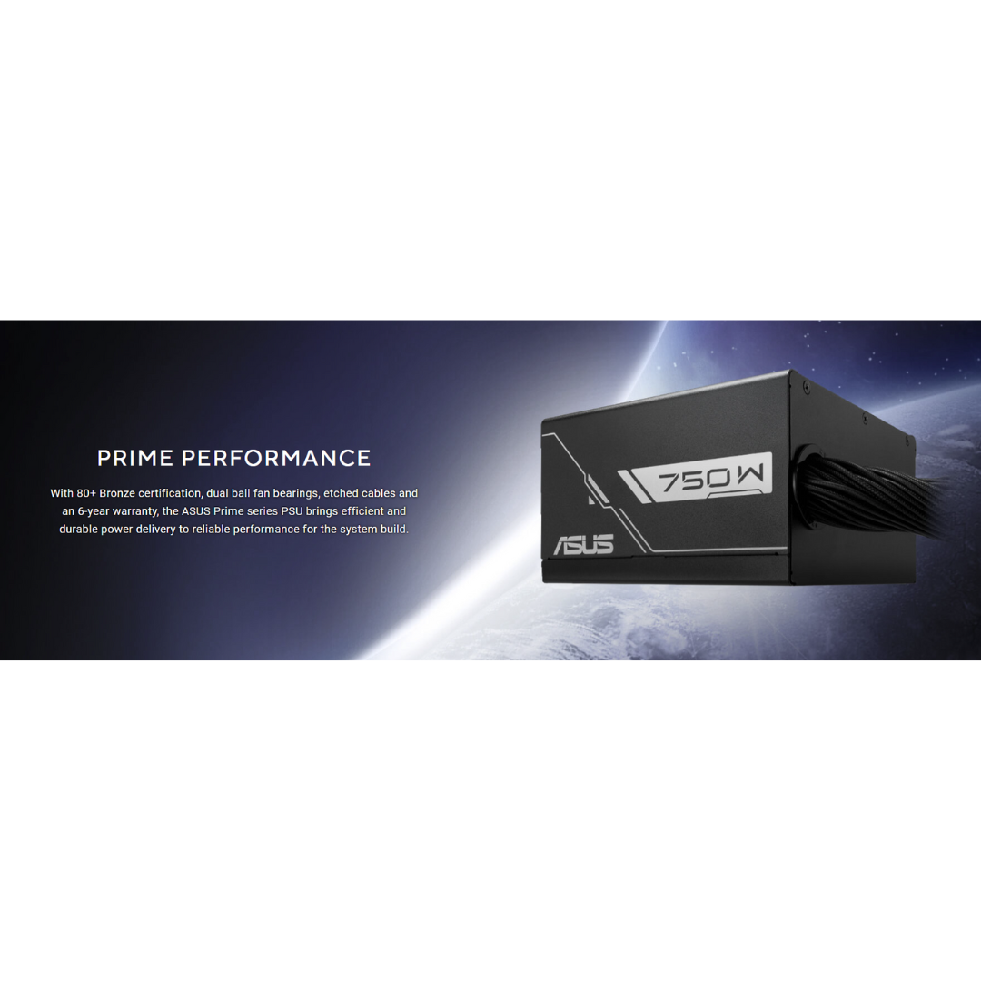 Asus Prime 750B BRONZE 750W 80+ Full Modular Power Supply PRIME-750B-BLACK