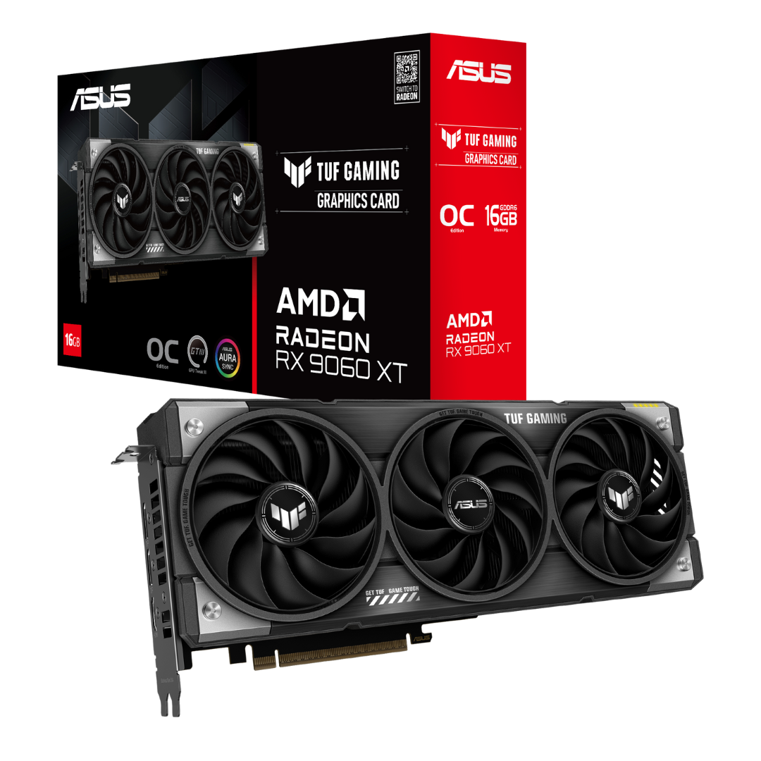 Asus TUF Gaming RX 9060 XT 16GB OC TUF-RTX9060XT-O16-GAMING Graphics Card