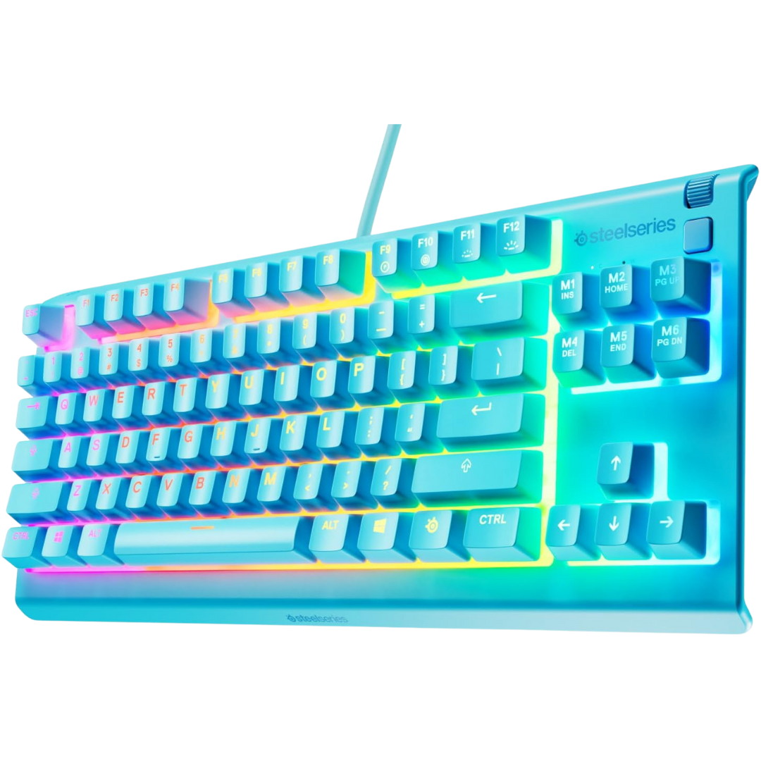 SteelSeries Apex 3 TKL RGB Water & Dust Resistant Whisper Quiet Switches Gaming Keyboard