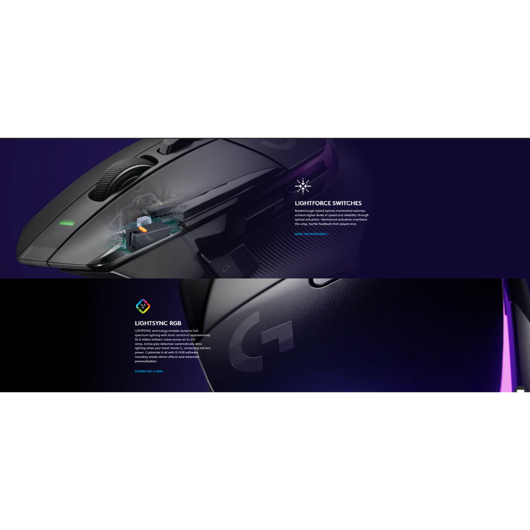 Logitech G502 X Plus Lightspeed Wireless RGB Gaming Mouse