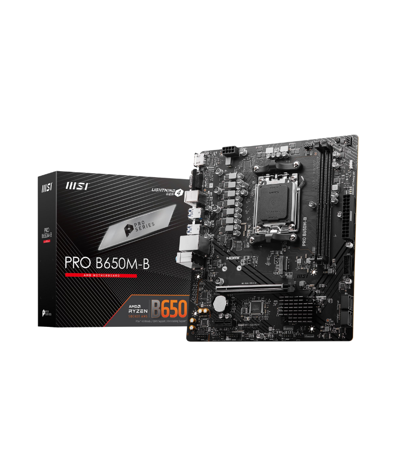 MSI Pro B650M-B 4*DDR5 AM5 Motherboard 911-7E28-005