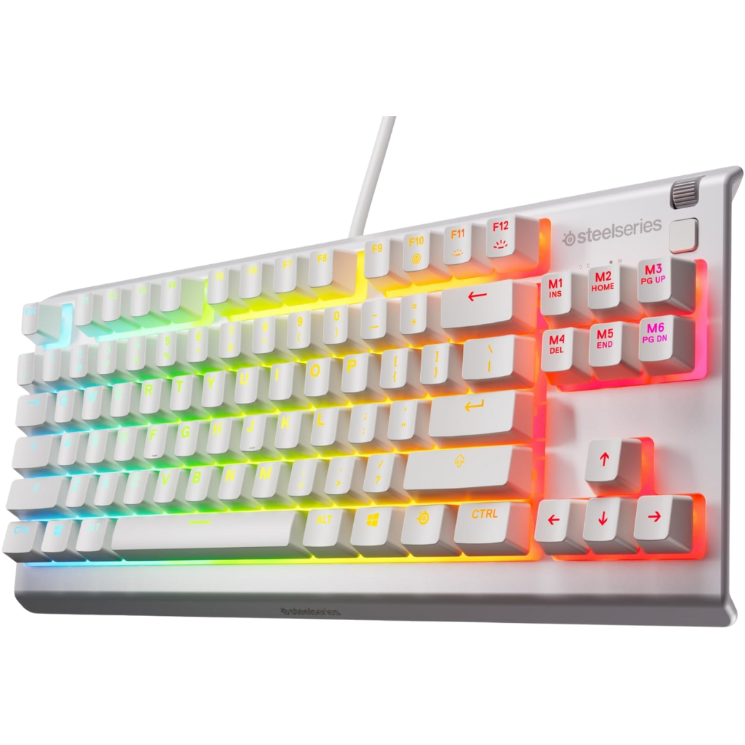 SteelSeries Apex 3 TKL RGB Water & Dust Resistant Whisper Quiet Switches Gaming Keyboard