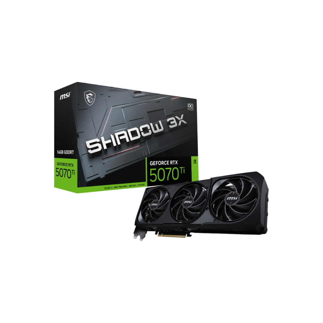 MSI RTX 5070 TI Shadow 3X OC 16G Graphics Card