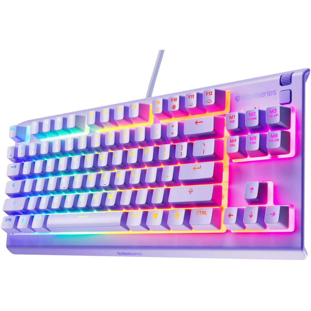 SteelSeries Apex 3 TKL RGB Water & Dust Resistant Whisper Quiet Switches Gaming Keyboard