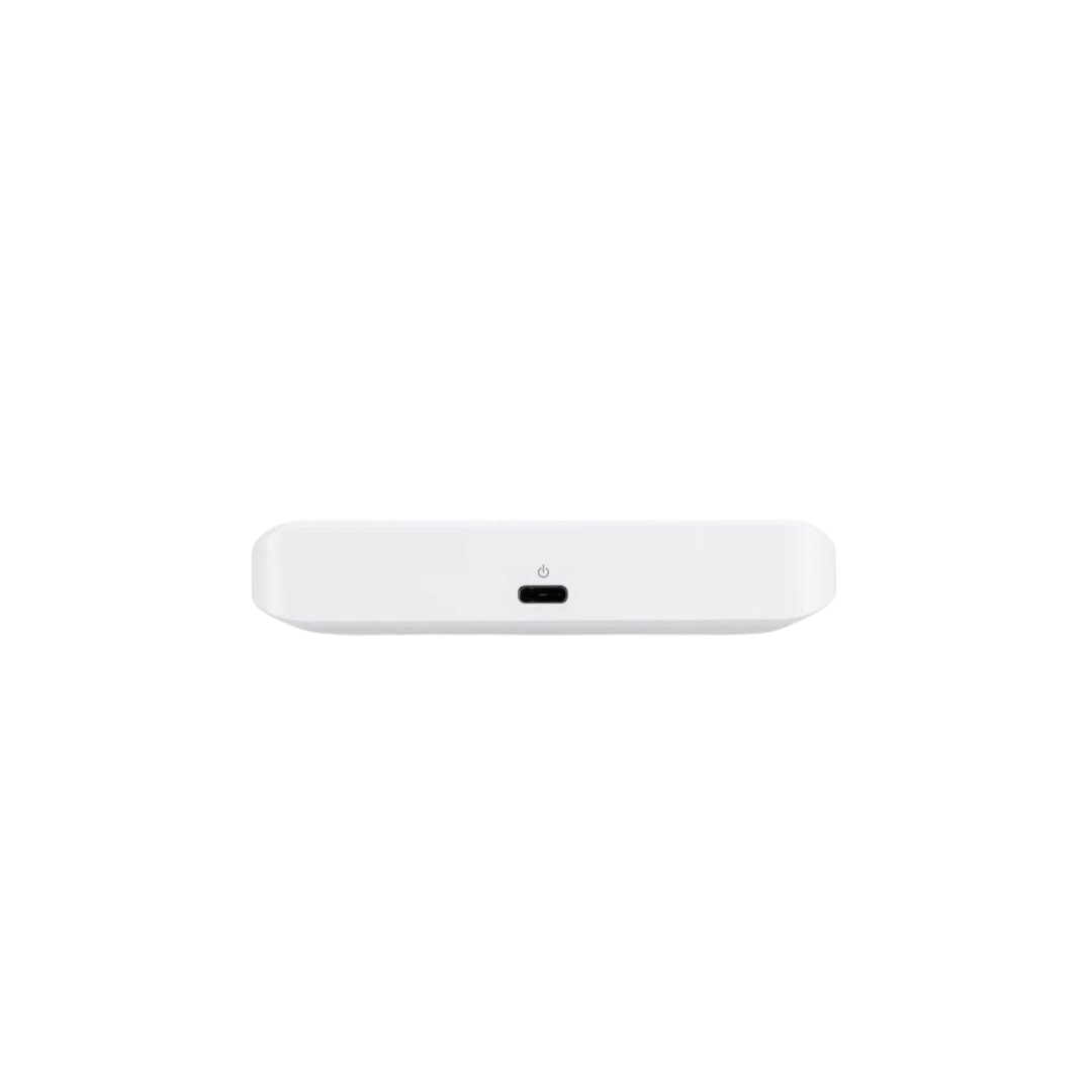 Ubiquiti USW-Flex-Mini USW Flex Mini Compact 5-Port Gigabit Switch can be powered with PoE or a 5V USB-C adapter