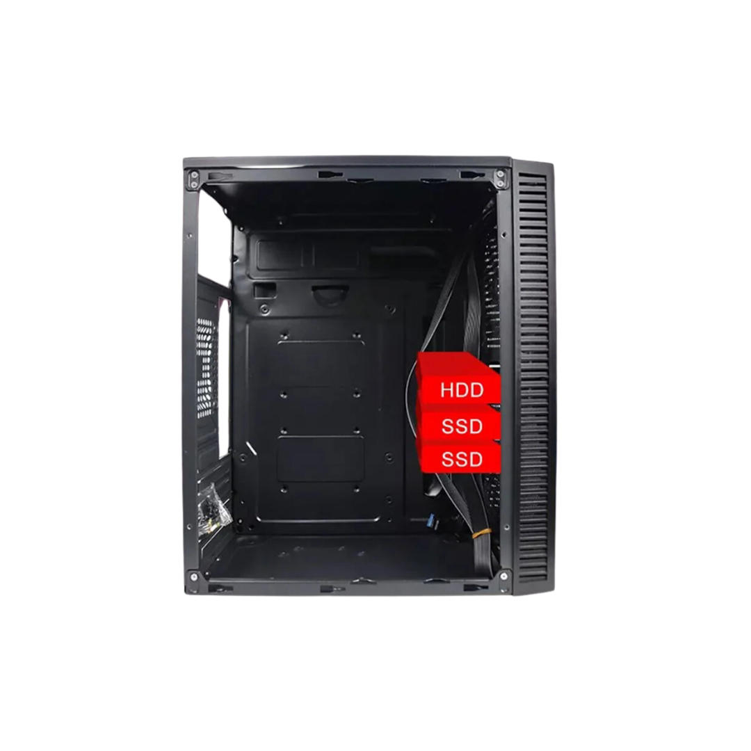 InPlay Wind 01 Mesh Acrylic Side Panel Micro ATX PC Case