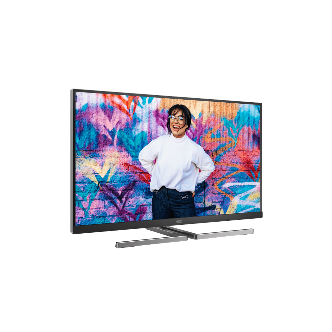 AOC Graphic Pro Q27U3CV 27" IPS QHD (2560x1440) 75Hz 4ms GtG QD 3-Sided Frameless Adaptive Sync Monitor