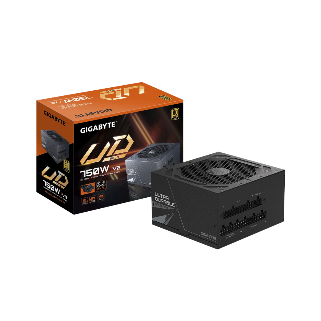 Gigabyte UD750GM PG5 V2 750W ATX3.1 80+ GOLD Full Modular PSU GP-UD750GM PG5 V2