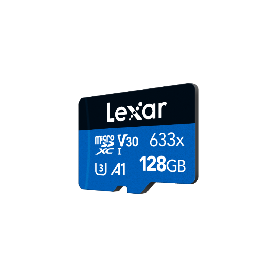 LEXAR 633x microSDXC 128GB CLASS10 UHS-I Micro SD Card w/ ADAPTER LSDMI128BB633A
