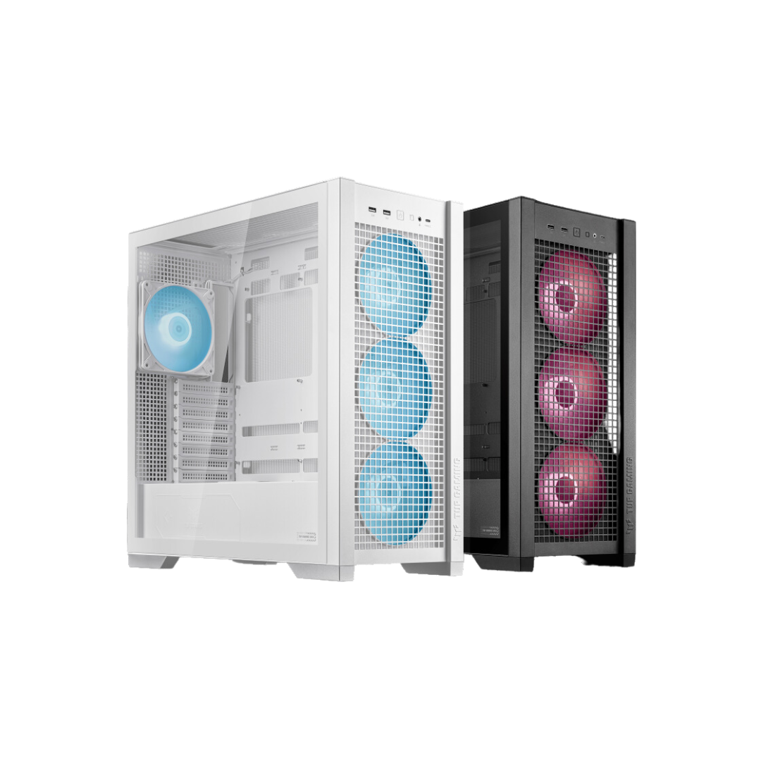 Asus TUF Gaming GT302 TG ATX Mid-Tower Case w/ 4x140mm ARGB ( Black | White )