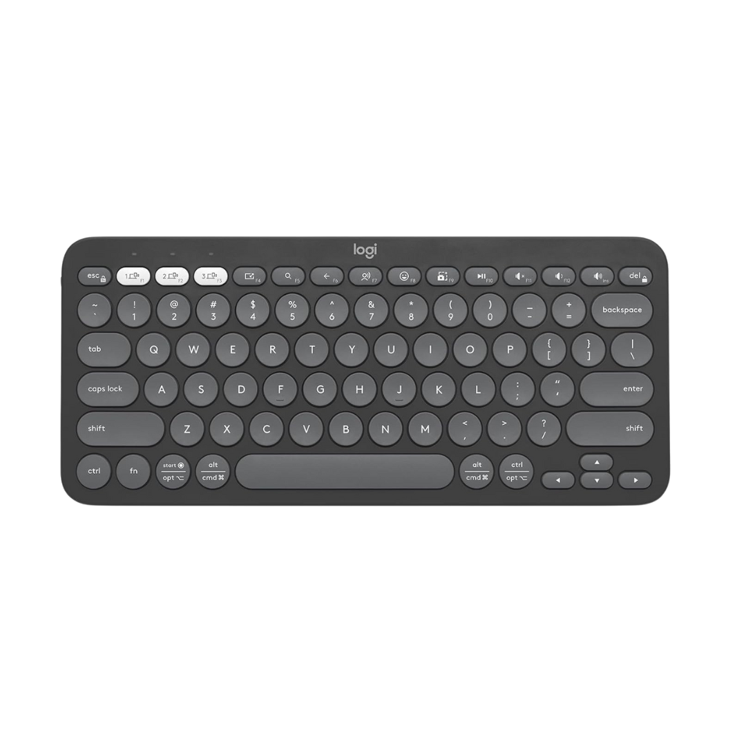 Logitech K380s Pebble Keys 2 Multi-Device Keyboard Graphite