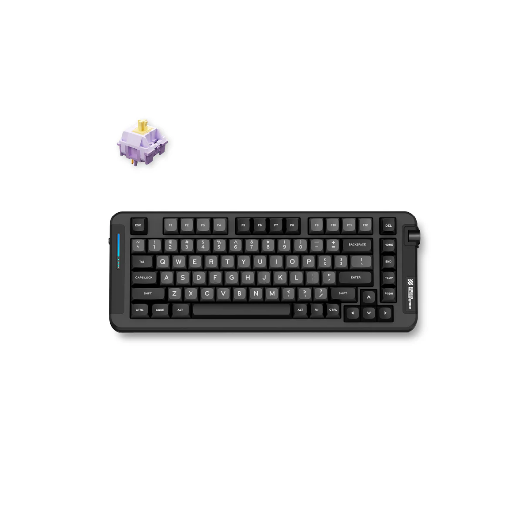 MCHOSE X75 Wireless Gasket Mount Mechanical Keyboard - 75% Layout, Tri-mode Connectivity, 4000mAh Battery