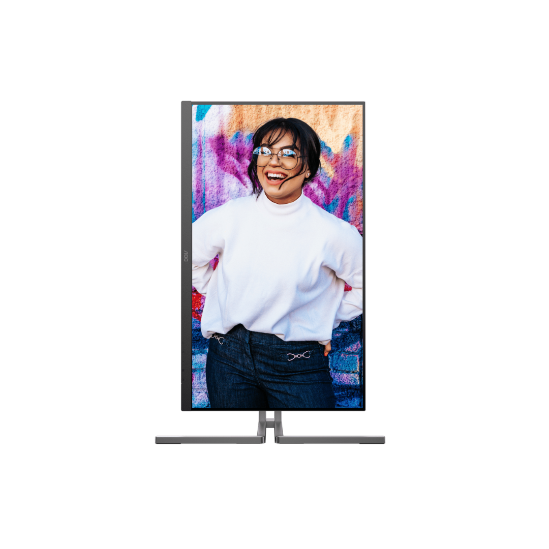 AOC Graphic Pro Q27U3CV 27" IPS QHD (2560x1440) 75Hz 4ms GtG QD 3-Sided Frameless Adaptive Sync Monitor