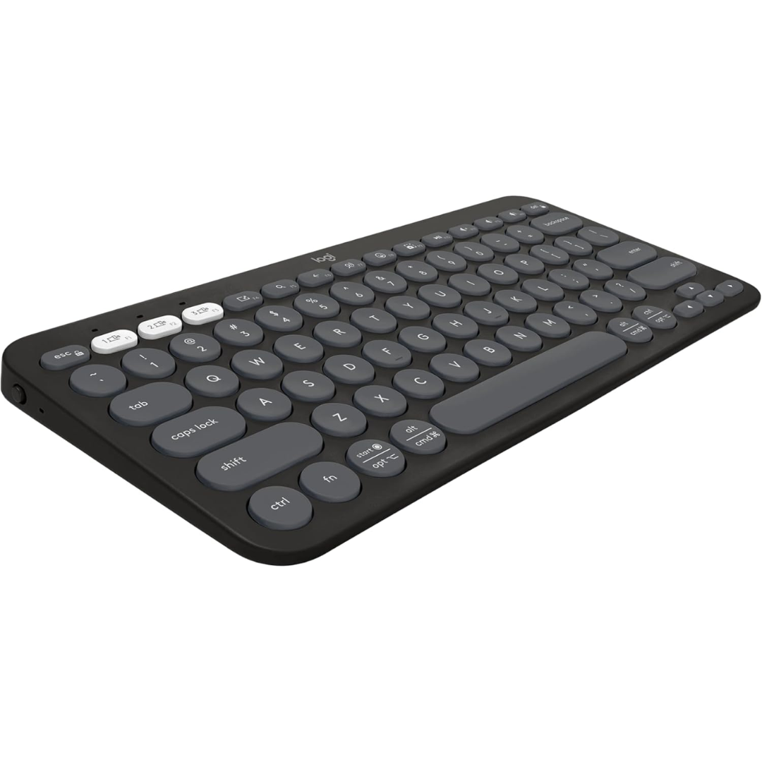 Logitech K380s Pebble Keys 2 Multi-Device Keyboard Graphite
