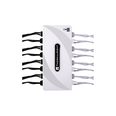 Thermalright X8 IR 8-Port ARGB and PWM Fan HUB (Black/White)