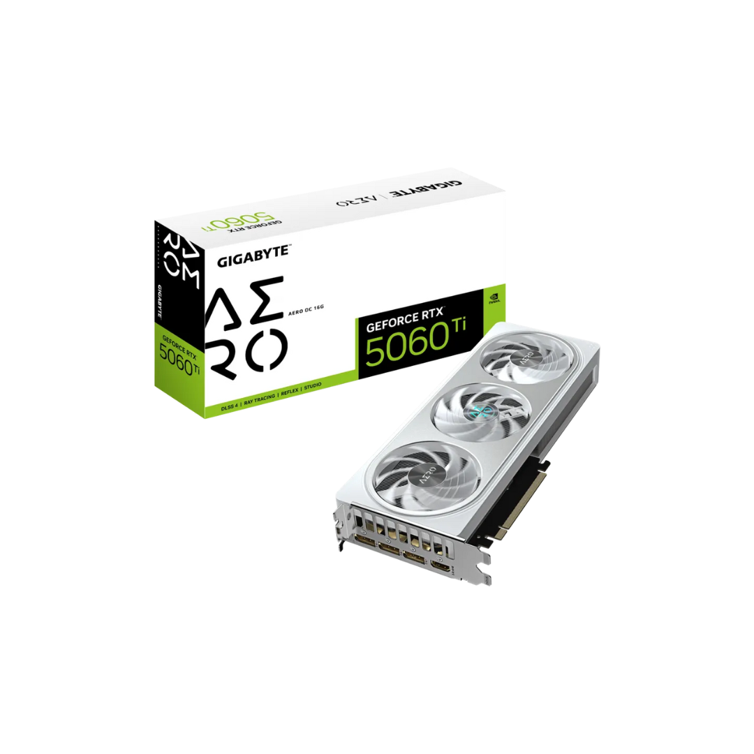 Gigabyte RTX 5060 TI AERO OC 16GB GV-N506TAERO-OC-16GD Graphics Card