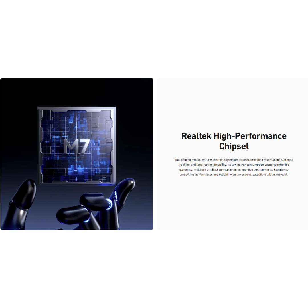 MCHOSE M7 Tri-Mode Wireless Gaming Mouse