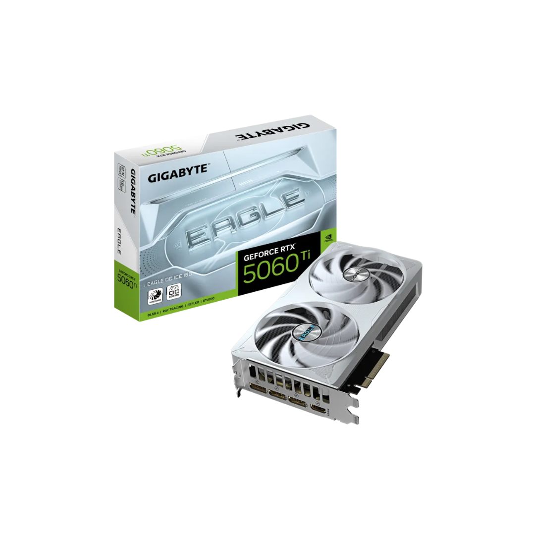 Gigabyte RTX 5060 TI EAGLE OC ICE 16G GV-N506TEAGLEOC-ICE-16GD Graphics Card