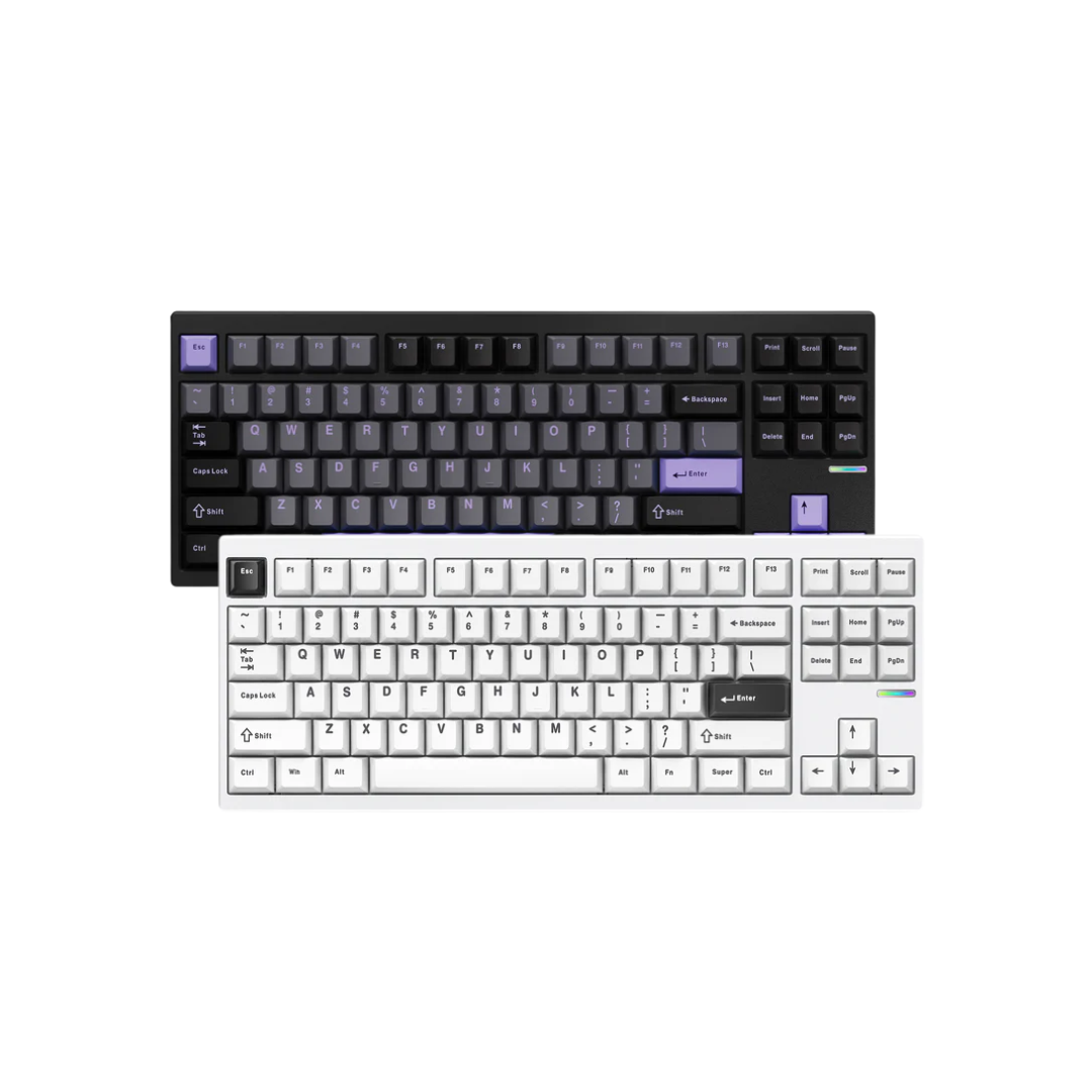 MCHOSE GX87 Ultra Full CNC Aluminum Custom Mechanical Keyboard - 87% Layout, Tri-mode Connectivity, 8000mAh Battery