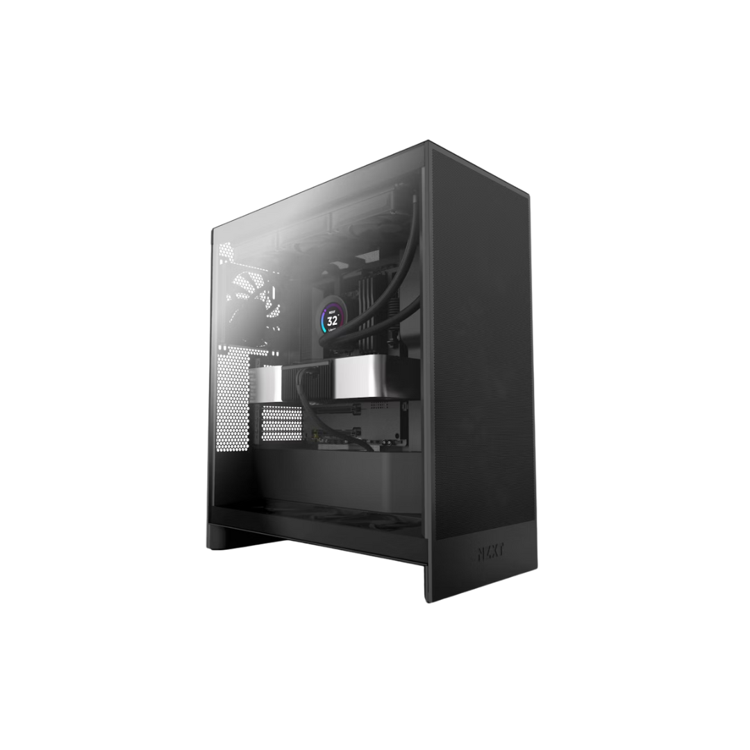 NZXT H7 Flow TG Mesh 2024 ATX Black Case CM-H72FB-01