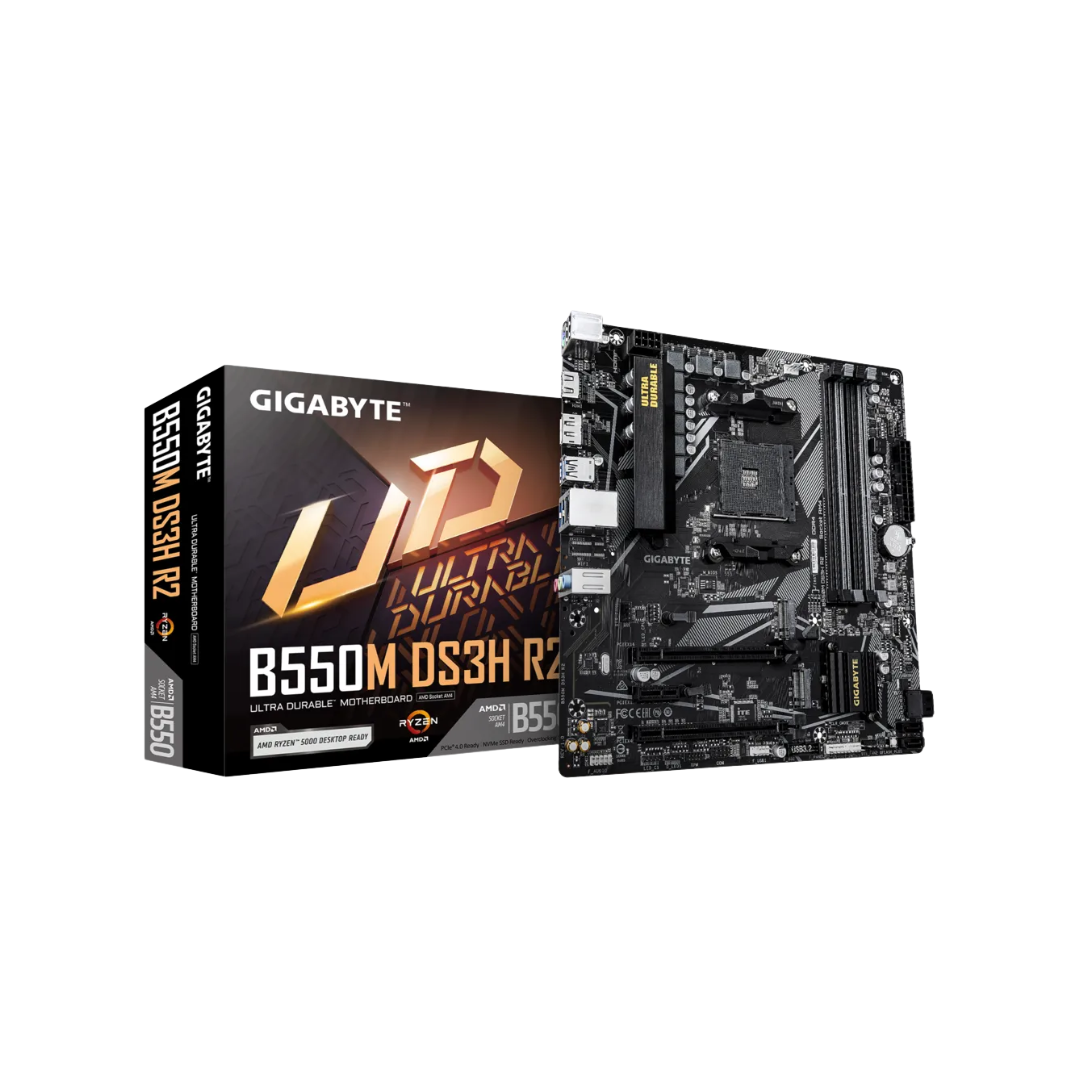 Gigabyte B550M DS3H R2 (AM4) Motherboard