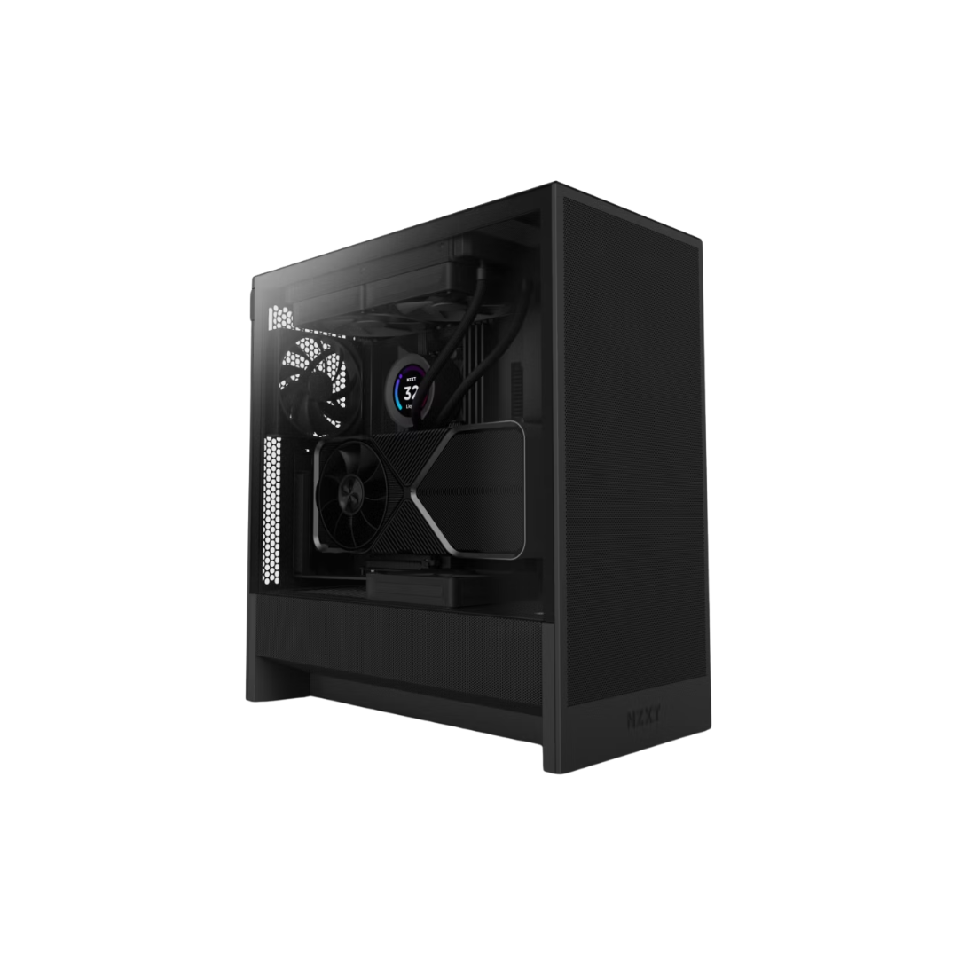 NZXT H5 Flow TG 2024 ATX Black Case CC-H52FB-01