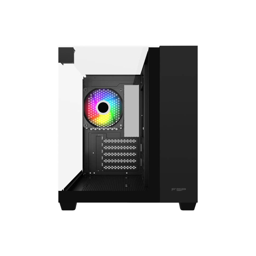FSP S190-BA aRGB Black mATX Gaming PC Case
