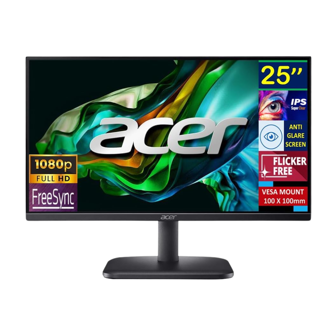 Acer EK251Q P6bi 24.5" IPS FHD 144Hz 1920x1080 1ms Monitor with Tilt Adjustment