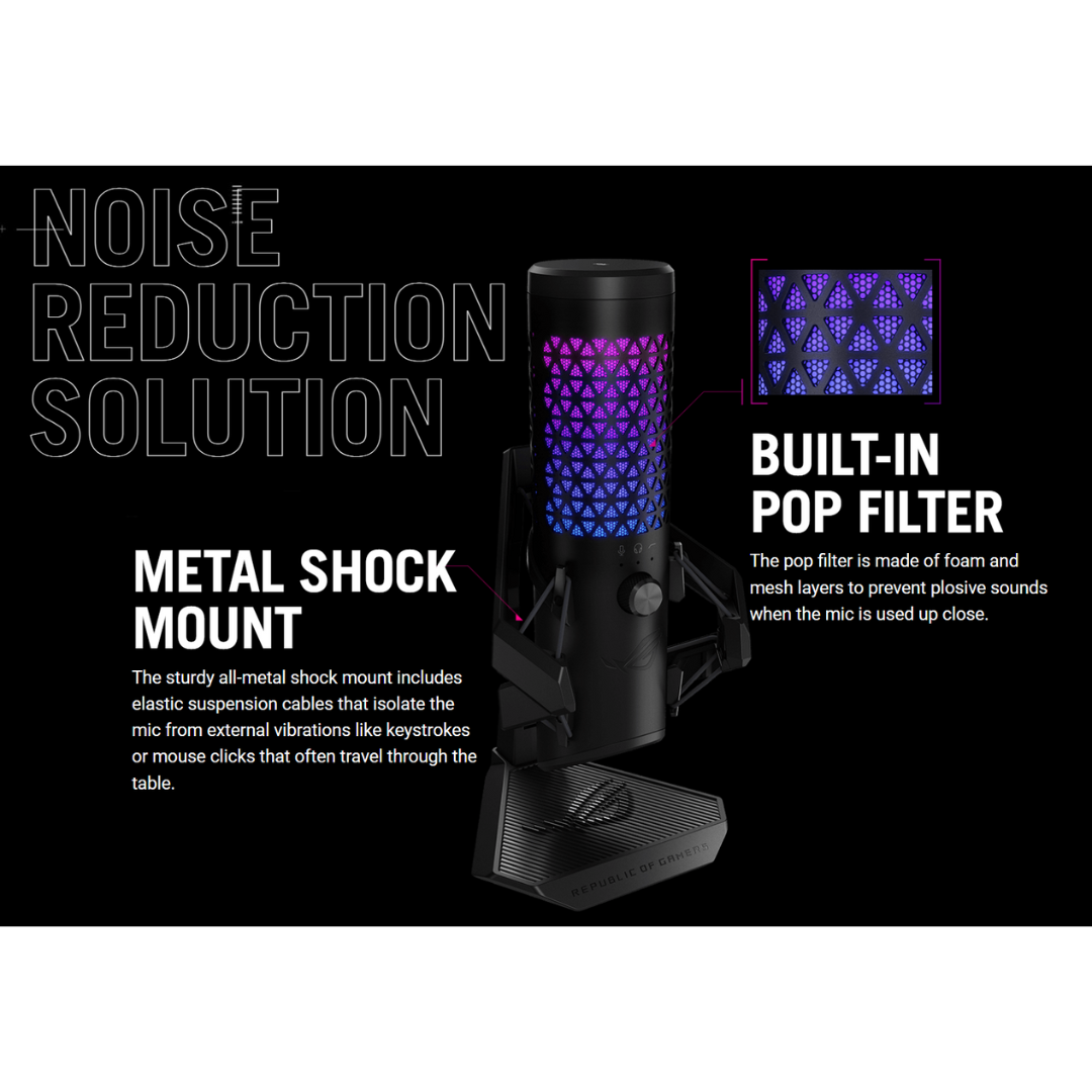 Asus ROG Carnyx USB Gaming Cardioid Microphone Black C501