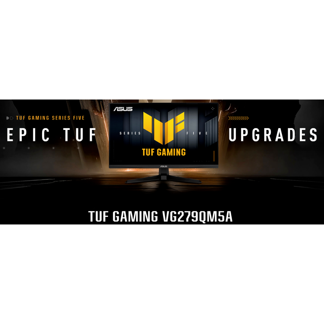 Asus TUF Gaming VG279QM5A 27" Fast-IPS FHD 1920x1080 240Hz 0.3ms Monitor with Tilt & Height Adjustment