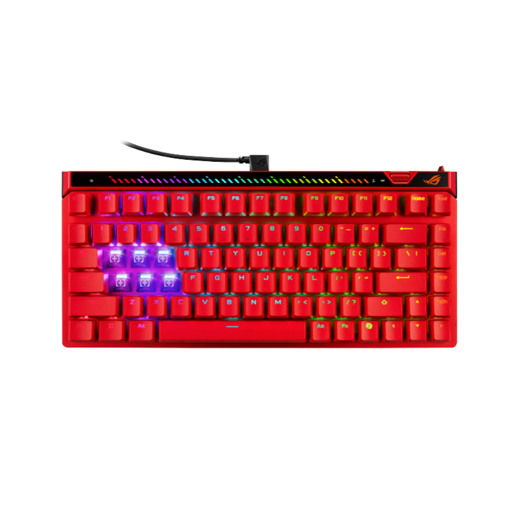 Asus ROG Falchion Ace 75 HE 75% Wired Analog Gaming Keyboard M705 Red (ROG HFX V2X Magnetic Switch)