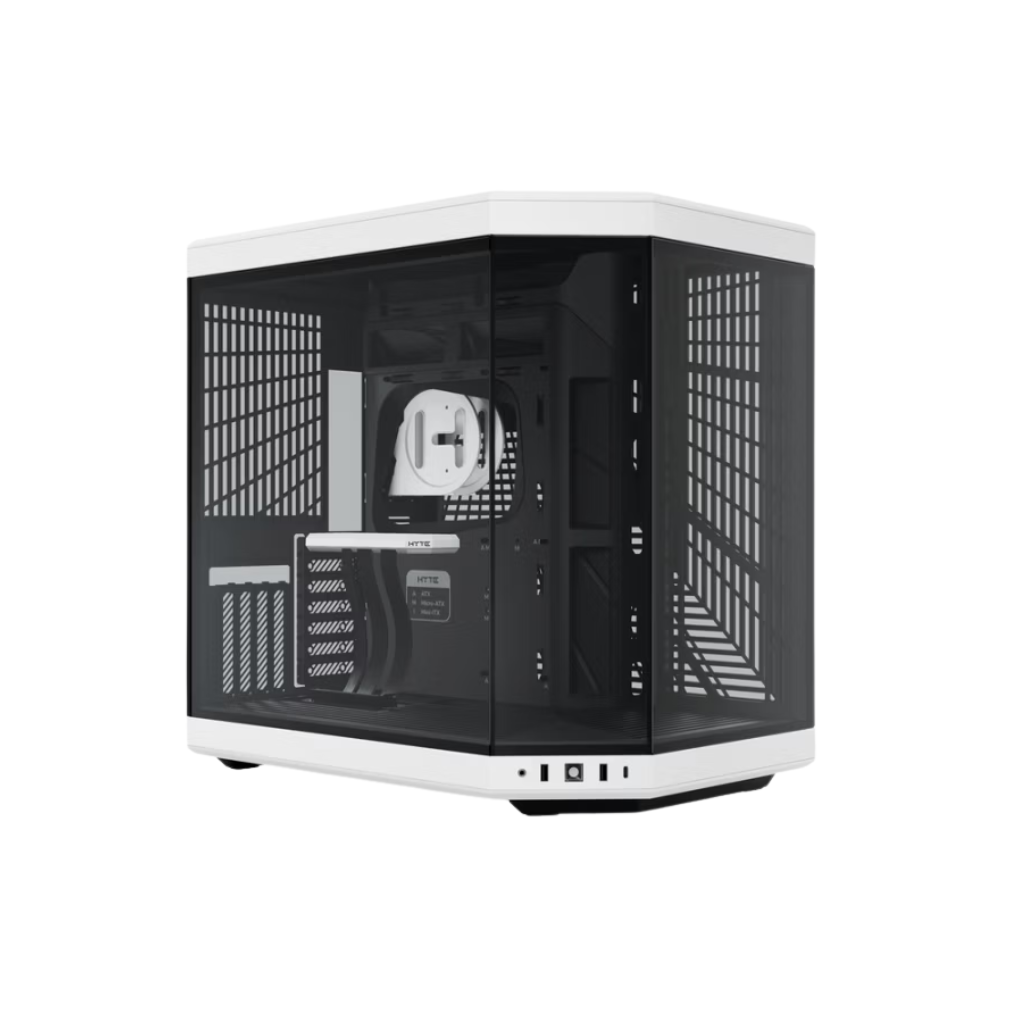Hyte Y70 Dual Chamber Mid-Tower ATX Modern Aesthetic Case (Pitch Black | Cherry Black/Red | Panda - Black/White | Snow White)