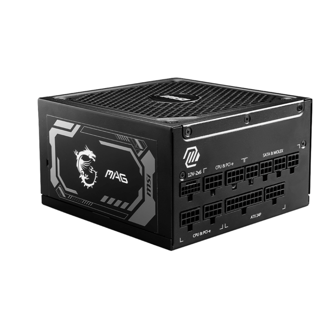 MSI MAG A1250GL PCIe5 1250W 80+ Gold 3.1 Fully Modular Power Supply