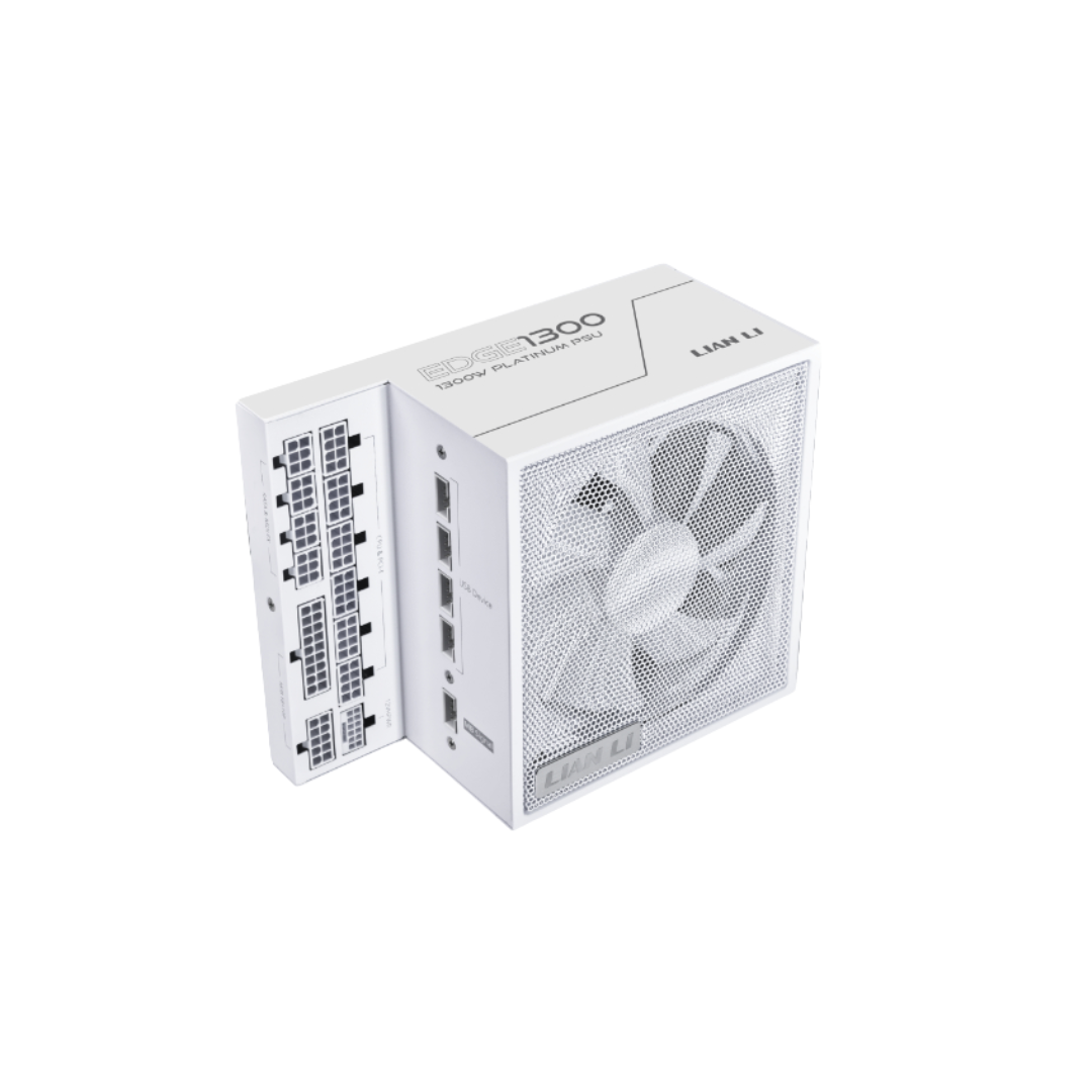 Lian Li Edge 850 Platinum 850W PSU EG0850 White Full Modular ATX3.1 PCIe5.1 L-shape for dual chamber