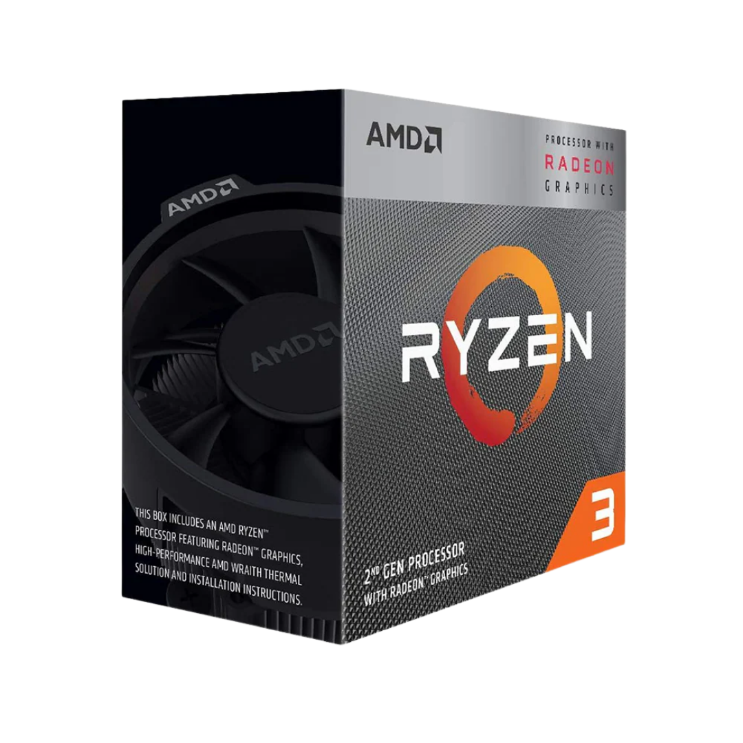 AMD Ryzen 3 3200G Processor 4-Core 4-Thread 3.60-4.0GHz 4mb 65W Boxed