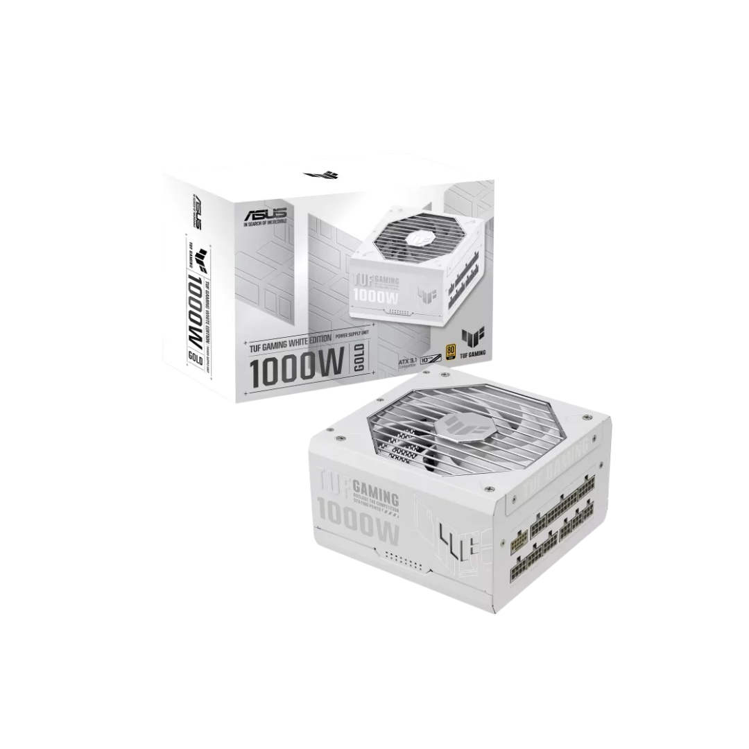 Asus TUF Gaming 1000G Gold 1000W 80+ Fully Modular Power Supply TUF-GAMING-1000G -WHITE