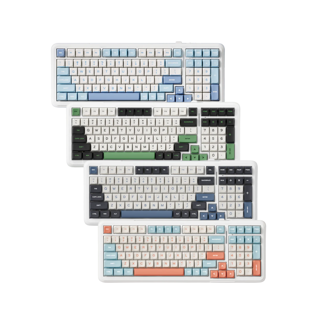 MCHOSE K99 Wireless Gasket Mount (Hyacinth Switch) Mechanical Keyboard - 98% Layout, Tri-mode, 6000mAh Battery