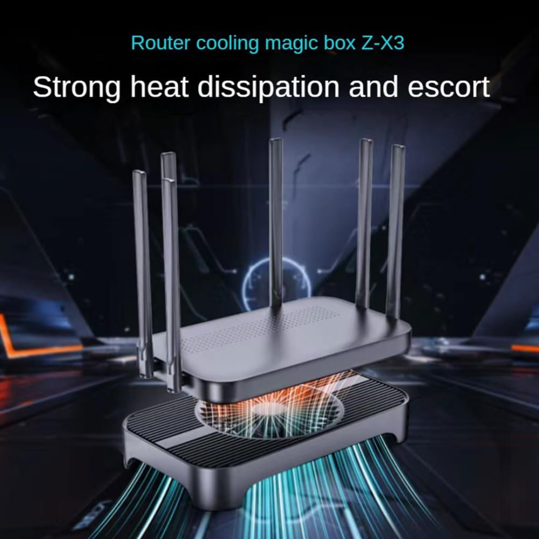 Z-X3 Router Cooler Quiet High Speed Cooling Pad