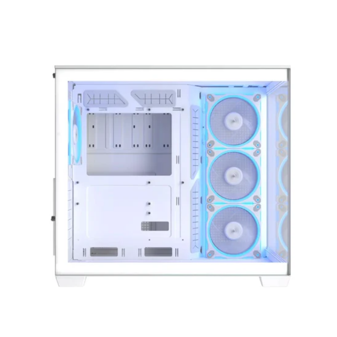 Asus A32 Plus Tempered Glass ATX PC Case with 4 Pre-Installed ARGB Fans ( Black | White )