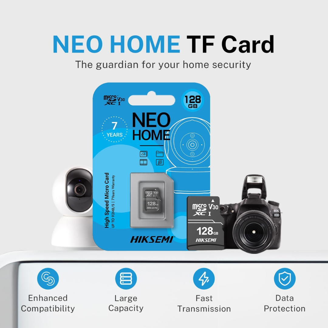 Hiksemi 128GB MICRO SDXC V30 CLASS 10 NEO HOME (HS-TF-D1 128G)