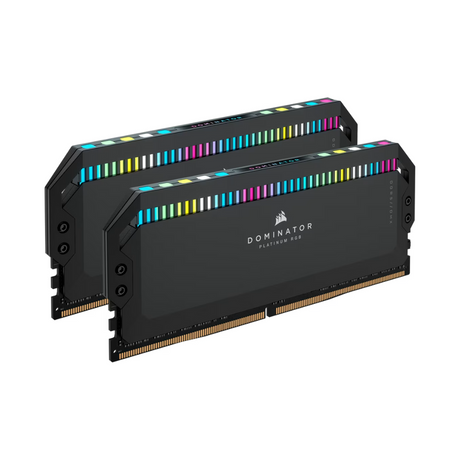 Corsair Dominator Platinum RGB 64GB 32Gx2 DDR5 6000MTs CL30 CMT64GX5M2B6000Z30