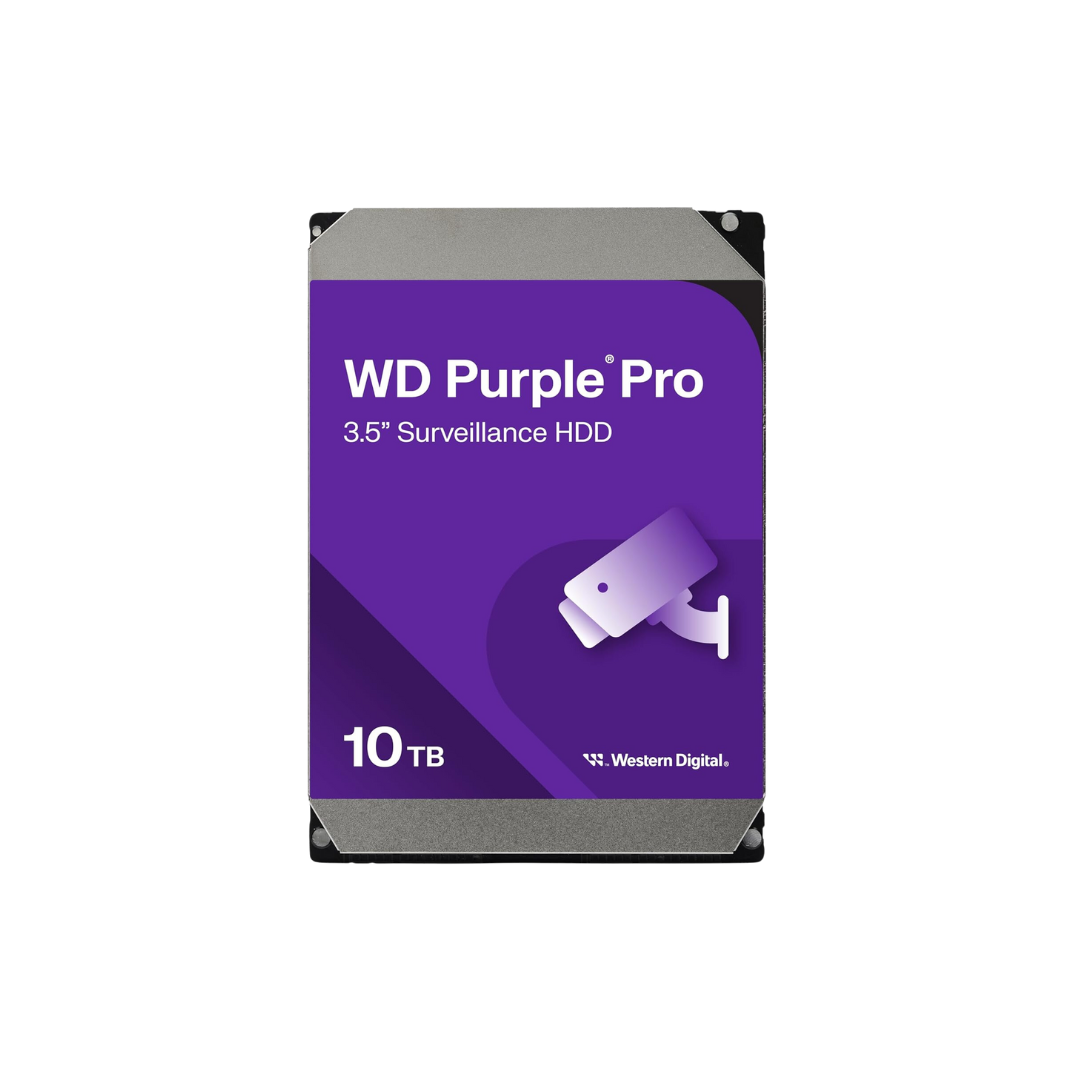 WD Purple Pro 10TB Surveillance 3.5" Hard Drive WD102PURP – DynaQuest PC