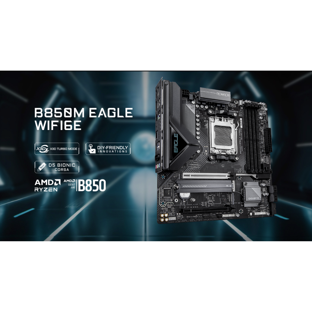 Gigabyte B850M Eagle WiFi6E AM5 Motherboard