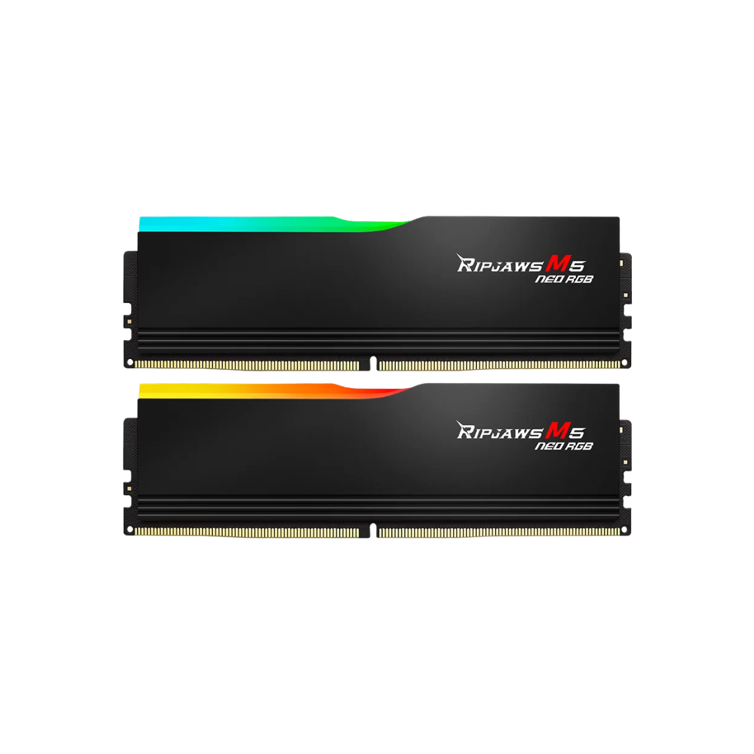 G.Skill Ripjaws M5 Neo RGB 32GB 16GX2 DDR5 6000 F5-6000J3038F16GX2-RM5NRK Desktop Memory