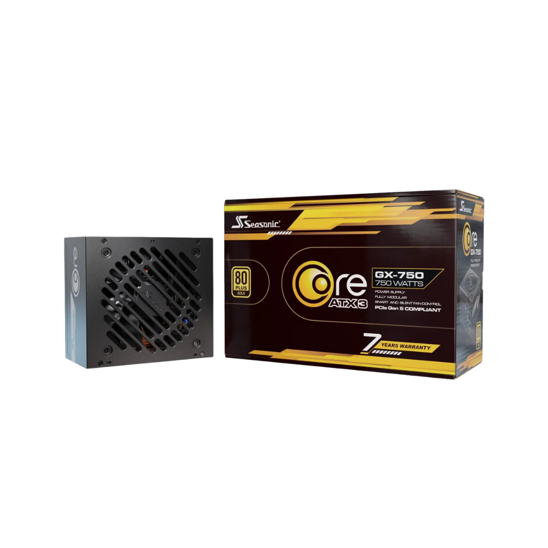 Seasonic Core GX-750 GOLD 750watts atx3.0 V2 80+ Fully Modular PSU SRP-CGX751